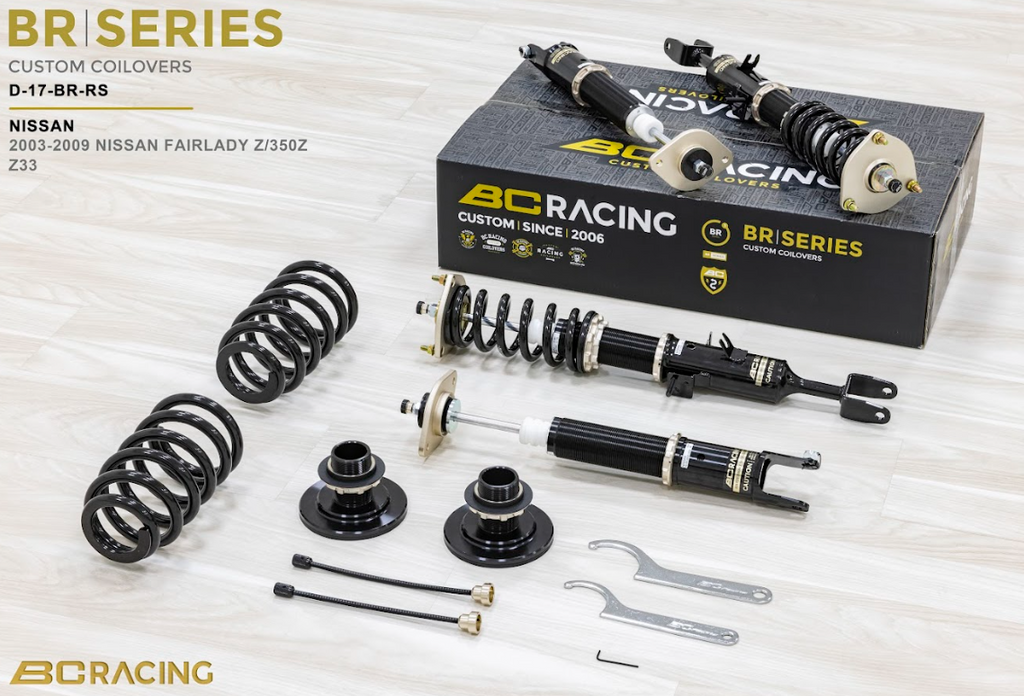 BC Racing Coilover Kit BR-RS fits Nissan FAIRLADY Z / 350Z Z33 03 - 09