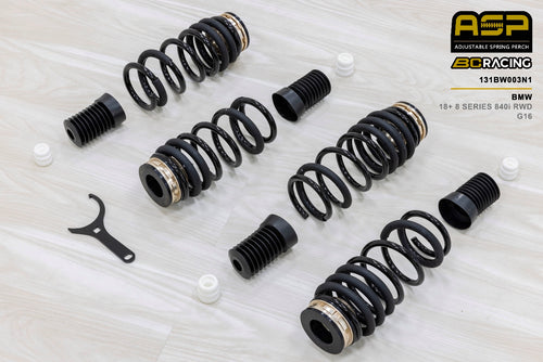 BC Racing ASP Adjustable Spring Perch fits BMW 8 SERIES 840i G16 18 - current