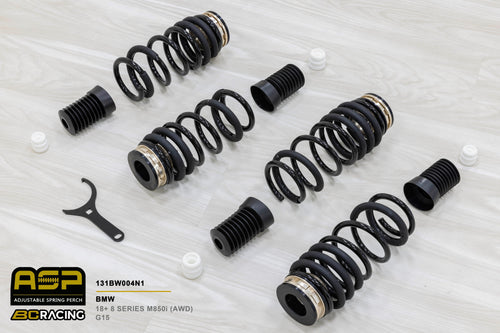 BC Racing ASP Adjustable Spring Perch fits BMW 8 SERIES M850i G15 18 - current