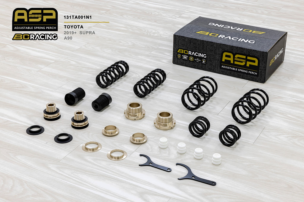 BC Racing ASP Adjustable Spring Perch fits Toyota Supra A90 19 - curre