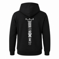 BC Racing Torquay 1525 Black Kangaroo Pocket Hoodie - Sizes S / M / L / XL / 2XL / 3XL