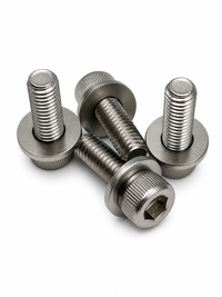 BC Racing Pillow Ball Camber Adjustable Top Mount Bolt & Washer Set - 4 Pieces