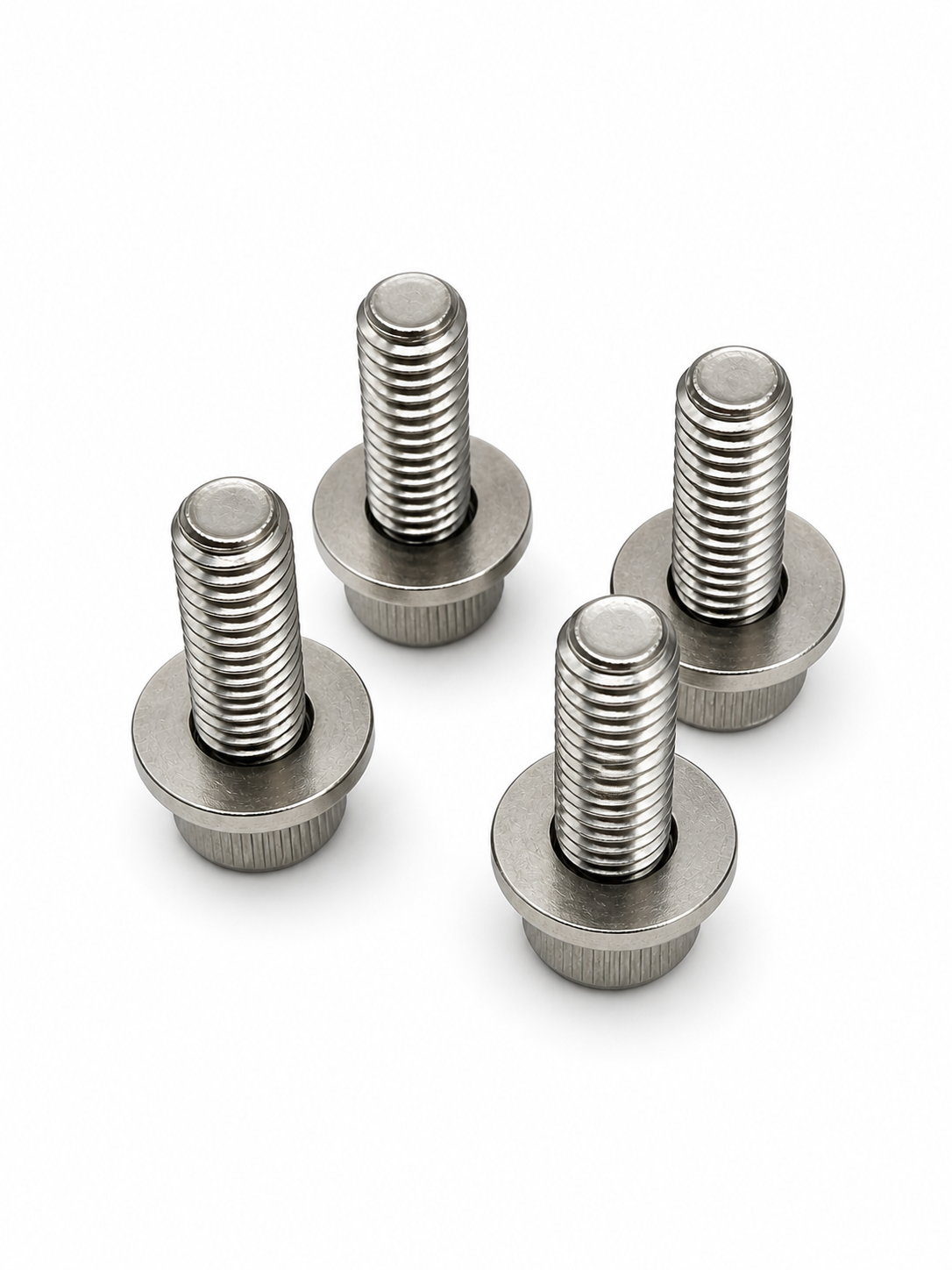 BC Racing Pillow Ball Camber Adjustable Top Mount Bolt & Washer Set - 4 Pieces