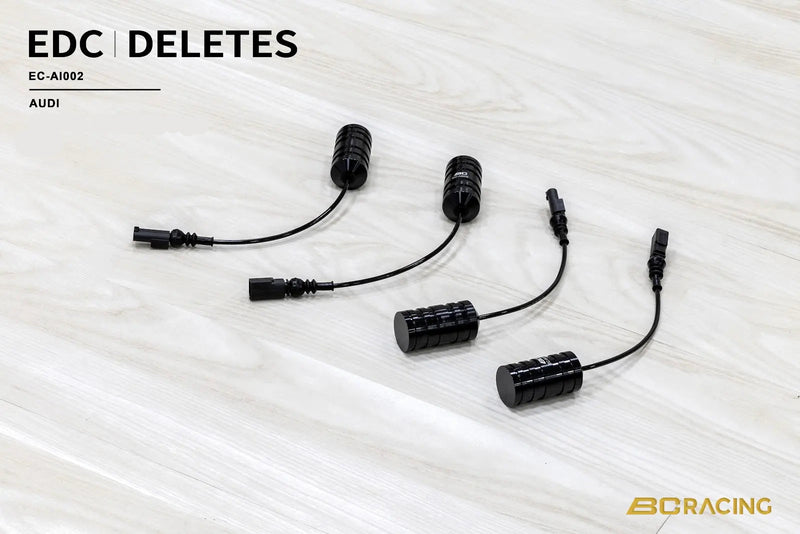 BC Racing Electronic Dampening Control (EDC) Delete Kit Fits Audi S4 Avant B9 AWD 18-25, RS4 Avant B9 AWD 18-24, RS5 Coupe F53 AWD 18-24, RS6 Avant C8 AWD 19+ & Q8 4MN AWD 19+