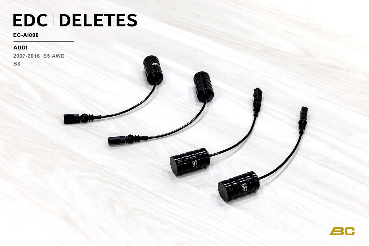BC Racing Electronic Damping Control (EDC) Delete Kit Fits Audi S5 AWD B8 07-16