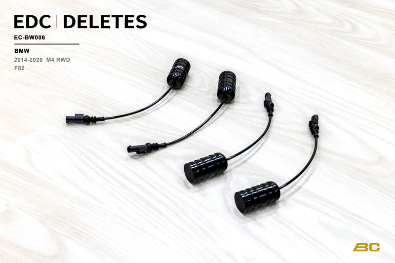 BC Racing Electronic Dampening Control (EDC) Delete Kit Fits BMW M4 F82 RWD 14-20