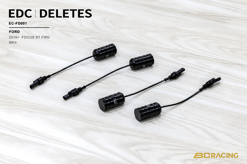 BC Racing Electronic Dampening Control (EDC) Delete Kit Fits Ford Focus ST MK4 FWD 19+