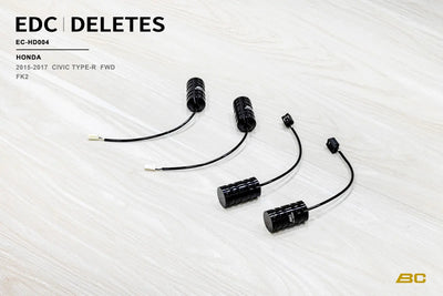 BC Racing Electronic Damping Control (EDC) Delete Kit Fits Honda Civic FWD FK2 Type R 15-17