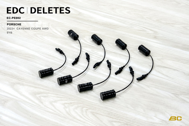 BC Racing Electronic Dampening Control (EDC) Delete Kit Fits Porsche Cayenne Coupe AWD 9Y3/9YB 23+