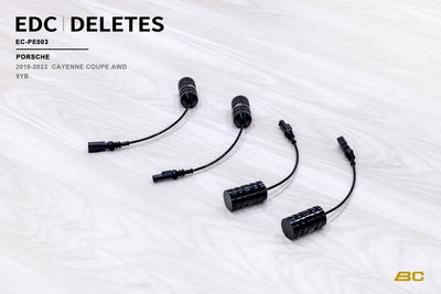 BC Racing Electronic Dampening Control (EDC) Delete Kit Fits Porsche Cayenne Coupe AWD 9Y3/9YB 18-23