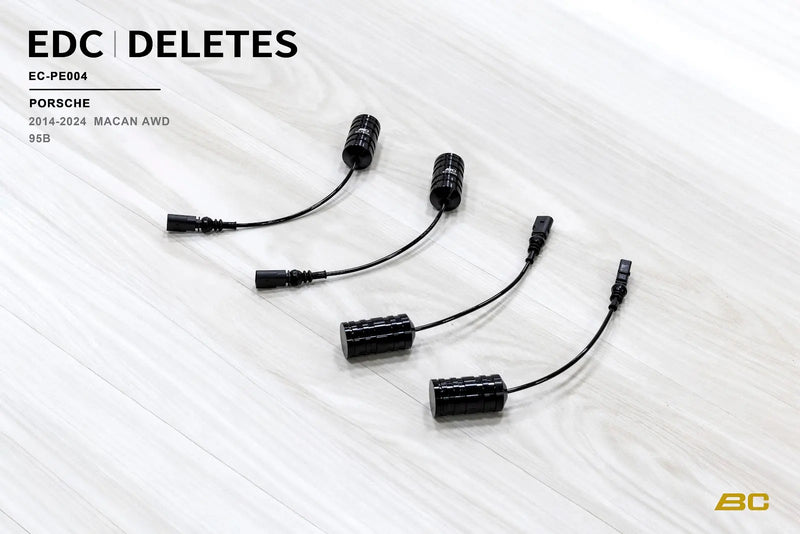 BC Racing Electronic Dampening Control (EDC) Delete Kit Fits Porsche Macan AWD 95B 2014-2024
