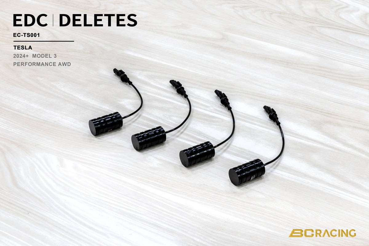 BC Racing Electronic Damping Control (EDC) Delete Kit Fits Tesla Model 3 Performance AWD 24+ & Model Y Performance AWD 26+