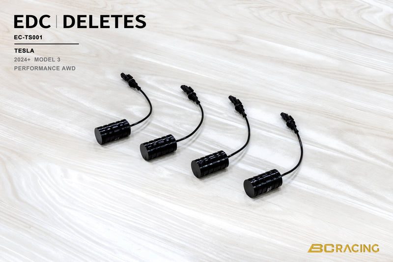 BC Racing Electronic Dampening Control (EDC) Delete Kit Fits Tesla Model 3 Performance AWD 24+