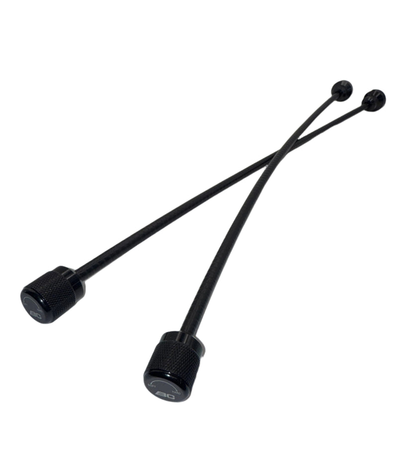 BC Racing Flexible Rear Damper Extender Set 300mm (BLACK) Fits BC Racing V1/ER/HM/ZR/ZX Series