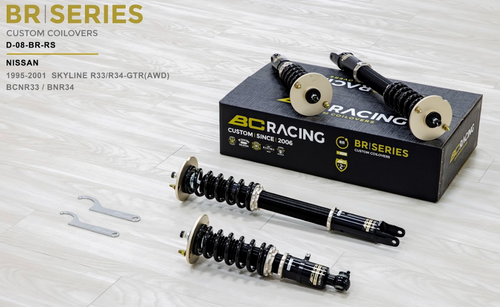 BC Racing Coilover Kit BR-RS fits Nissan SKYLINE GTR (4WD) BCNR33/BNR34 95 - 01