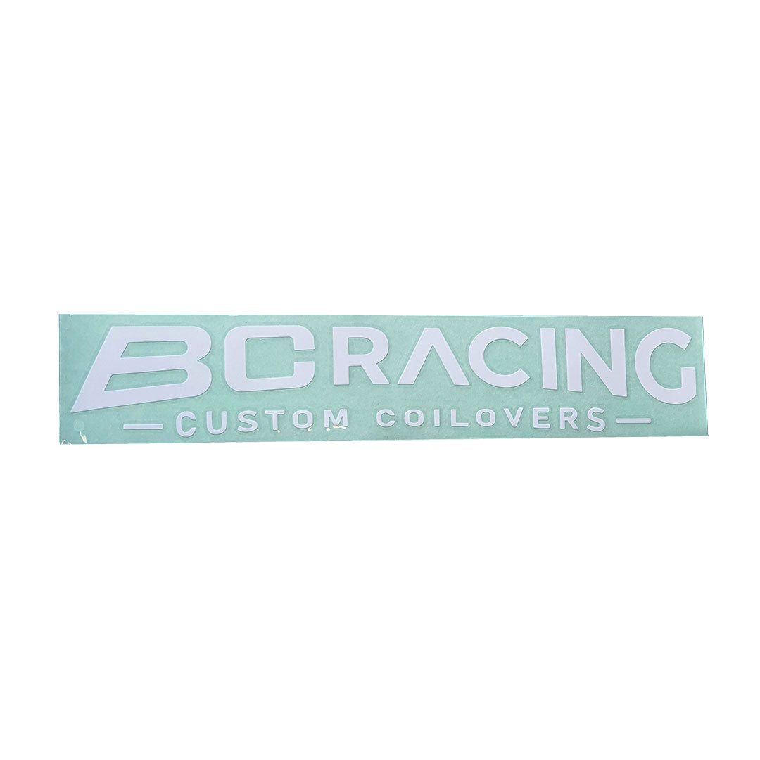 BC Racing Custom Coilovers Decal / Sticker - Large 350mm x 60mm