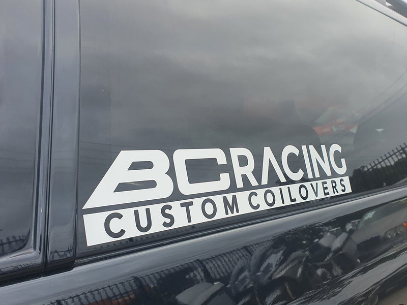 BC Racing Windscreen Banner Decal / Sticker - Small