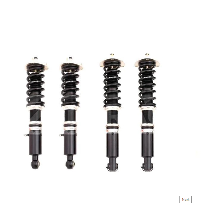 BC Racing Coilover Kit BR-RA fits Toyota Chaser/Mark II/Cresta JZX90/JZX100 96 - 01
