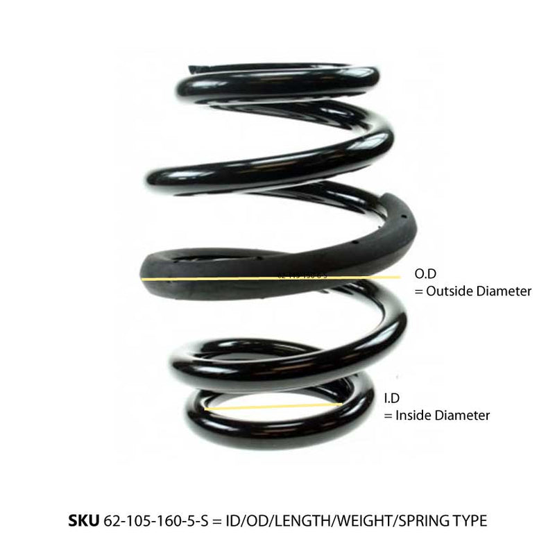 BC Racing Replacement S-Barrel Spring (Single) 3KG